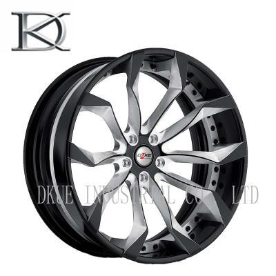 China White Deep Dish Alloy Wheels Sport Rims Aluminum 14 - 17 Inch Customized for sale