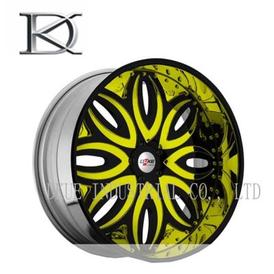 China Carbon Fiber Car Racing Wheels Three Pieces High Performance 6 -12 Cm Width for sale