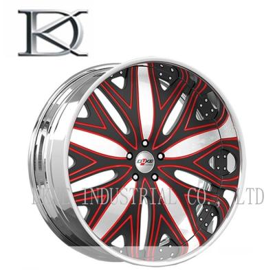 China High Strength Machined Car Racing Wheels Aluminum Hyper Silver Painting for sale