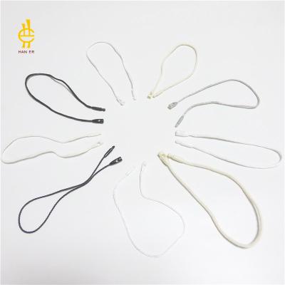 China Sustainable Clothing Tag Rope,Sealing Rope,Rope Lock For Clothing PS Material Plastic Tag Label Clothing String Shoe Hat Sling for sale