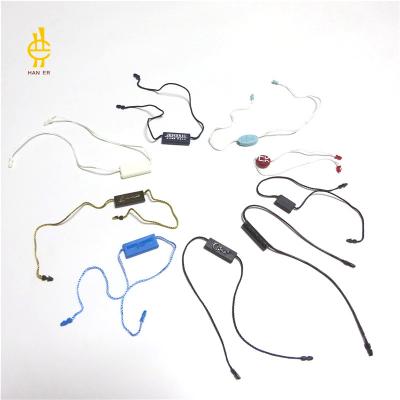 China Sustainable Hot Sale High-end Apparel Hanging Particles Custom Designed Seal Twine Twine Plastic Tag Rope for sale