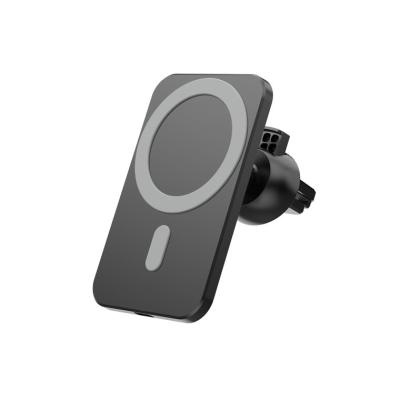 China Mobile Phone Car Phone Mount Holder Stand 15W Wireless Magnetic Fast Charging The Mobile Phone for sale