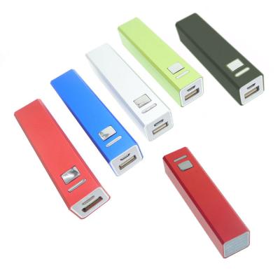 China Hot Selling Popular Fast Charging Support 2600mAh Portable Metal Power Bank Customized Logo For Mobile Phone ZL-B006 1800mAh 2000mAh 2200maAh 2400mAh for sale