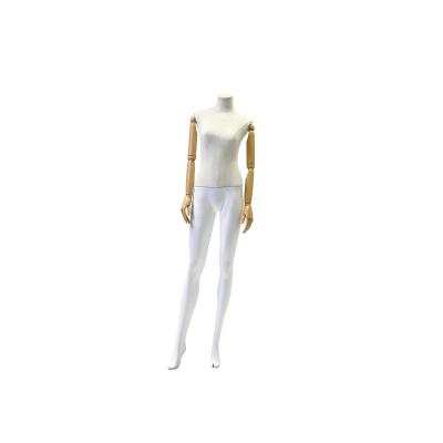 China White Full Body Headless Mannequin Customizable With Natural Body Curves for sale