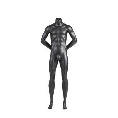 China Grey Sports Headless Full Body Mannequin Long Term Use For Shop Clothing Display for sale