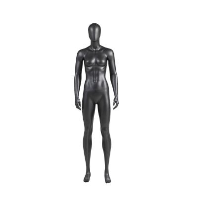 China Designed Realistic Full Body Mannequin Female Black For Window Showcases for sale