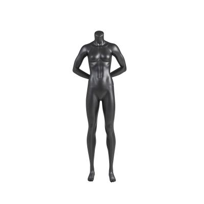 China Headless Fiberglass Female Mannequin Easy Undress For Sports Clothing for sale