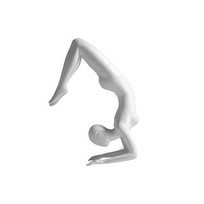 China Upright Posture Yoga Pose Mannequin Natural Body Curve For Showcasing for sale