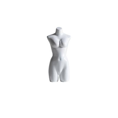 China Headless Legless Underwear Mannequin Matte Glossy Half Body Mannequin Female for sale