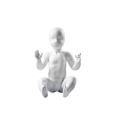 China 47CM Waist Baby Mannequin Display Natural Sitting Child Mannequin for sale