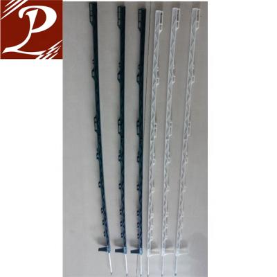 China Renewable Sources PVC Picket Step In Electric Plastic Fence Post Fence Posts For Farm Fence for sale