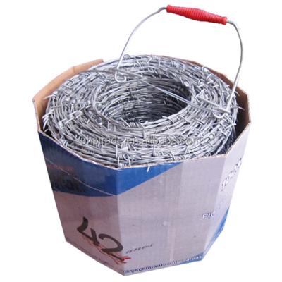 China Easily Assembled Brazil Popular Galvanized Barbed Wire Price Per Meter for sale