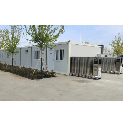 China Contemporary modern luxury cheap metal flat pack box container steel prefabricated house prices 20ft 40ft for sale