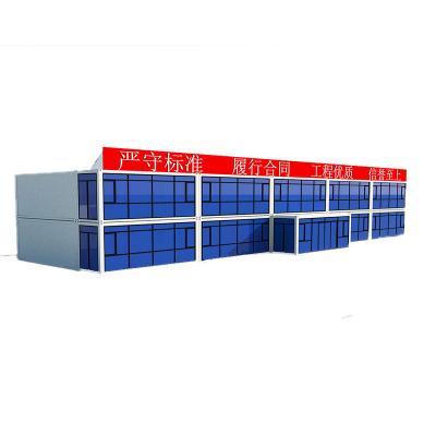 China Farmhouse Hot sale  modular  factory-style  house  prefabricated  waterproof house  40ft expandable container for sale