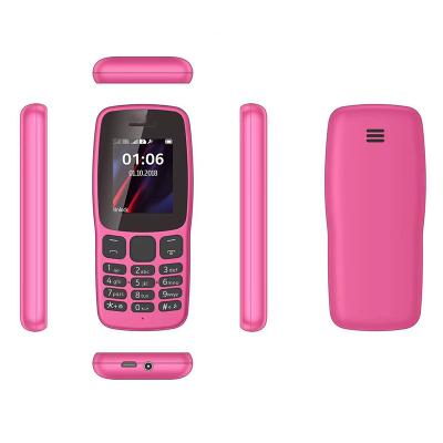 China Dual SIM Card OEM with box dual sim standby dual radio calls feature mobile palm mini keypad phone for Nokia 106 with keypad for sale