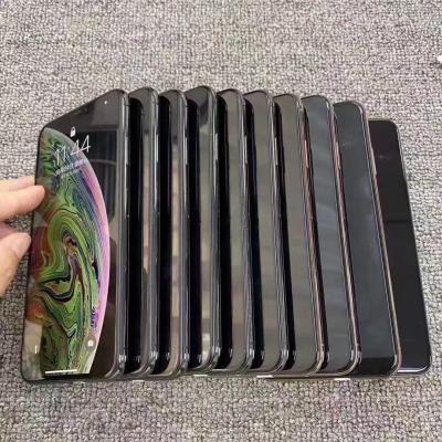 China Wholesale cheap second hand running original china LCD display+Front Glass big phone for max used iphone xs phone for sale