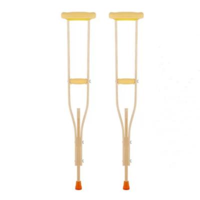 China Inconvenient Legs Medical Underarm Wooden Axillary Adjustable Height Rehabilitation Therapy Supplies for sale