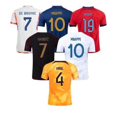 China 2022-2023 New Jersey Fan Version Uniforms Camisetas Soccer Wear Soccer Sets Away for sale