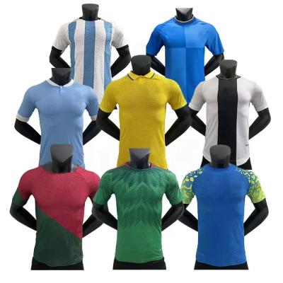 China Sets wholesale 2022 national team football club football shirt new soccer wear player version home football singlet for sale