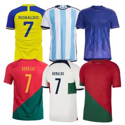 China 100% Polyester High Quality Cheap Soccer Jersey Sets Club Football Soccer Uniform Kit for sale