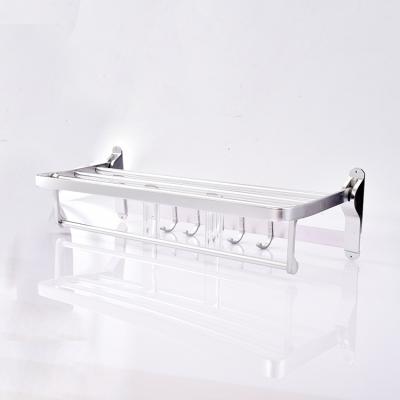 China Morden Manufacturer Bathroom Hardware Accessories Aluminum Towel Rack Customized Logo Acceptable for sale