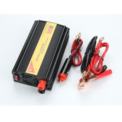 China Car Power Inverter 500W 24 Volt AC 110V 220 Volt DC 12V With USB 5V 1A 172*89*49mm for sale