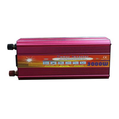 China Professional AC 3000W Solar System Manufacturer Convertidor De Corriente Para Coche 3kw 50hz/60hz Power Inverter Converter DC for sale