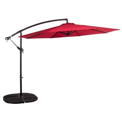 China Promotional top quality Outdoor umbrella  patio beach pool restaurant offset cantilever parasol for sale