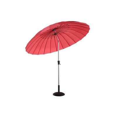 China Swimming Pool Fashion Outdoor Folding Garden Parasol Sun Garden Parasol Courtyard Umbrella for sale