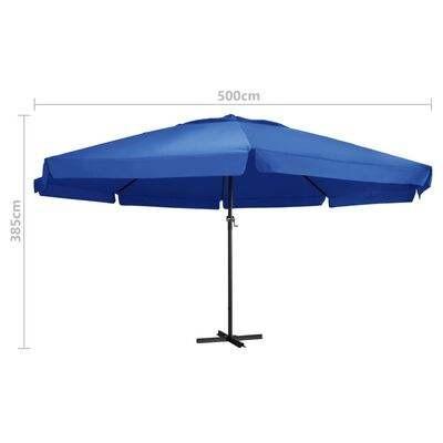 China High Quality Large Market Umbrella Patio Umbrella Dia 5 Giant Commercial Market Umbrella for sale