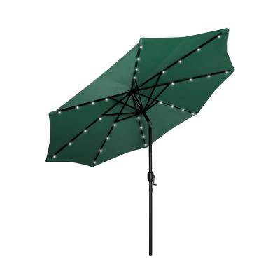 China Durable Pool Sunshade Patio Garden Market Solar Energy Umbrella Uv Waterproof Umbrella Parasol For Restaurant for sale