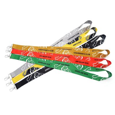 China Custom Show Sublimation Printed Plain Red Blank Lanyard Maker for sale