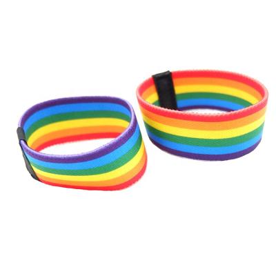 China Custom Promotion Fashion Poly Elastic Wristband Fabric Printing for sale