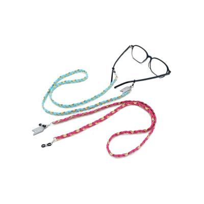 China Unique Custom Office Supplies Glass Retainer Lanyard Braided PU for sale