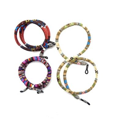 China 2020 Newest Fashion Shades Sunglasses Women's Colorful Bungee Bracelet Teacher Lanyard Beaded for sale