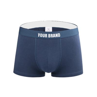 China Breathable cotton material mens underwear with factory price custom logo bragas mens boxer briefs for sale