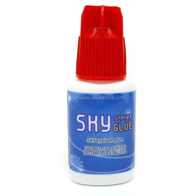 China 5ml Different Sky Red Sky Eyelash Extensions Adhesive Glue Sticks 5ml Sky Glue S+ Adhesive Type Sky S+ for sale