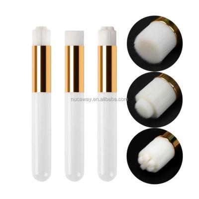 China Lash Shampoo Brush Professional Eyelash Blackhead Cleanser Eyebrow Nose Brush Eyelash Cleanser Smudge Brush Extension Tools for sale