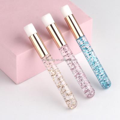 China Crystal Eyelash Cleanser Brush Skin Care Makeup Tools Eyebrow Brush Eyelash Shampoo Brush Spot Brush for sale