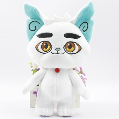 China Promotional Standing Plush 25cm Company Mascot Toy Stuffed Custom Anime Plush for sale