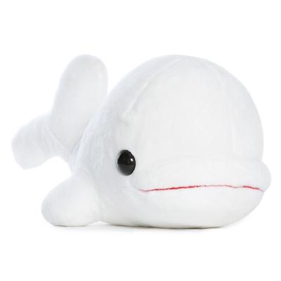 China New Arrival Plush Sea Animal Stuffed Beluga Whale , Soft Plush Whale Toy for sale