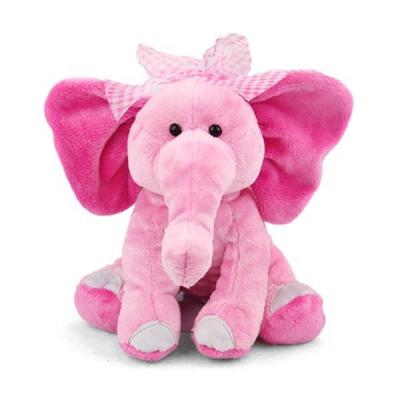 China Cute Lovely Plush Pink Elephant Toy , Soft Toy Elephant Plush for sale