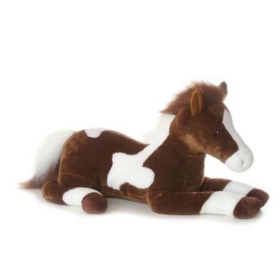 China Plush Toy Stuffed Big Horse Toy / Baby Play Sitting Horse Stuffed Toys for sale