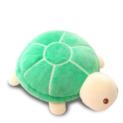 China Wholesale Green Soft Plush Toy Animal Shaped Pillow , Plush Turtle Pillow for sale