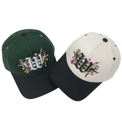 China JOINT Professional Custom Cotton 5 Panel Structured Baseball Hats Logo Printed Men Sports Baseball Caps Hats for sale