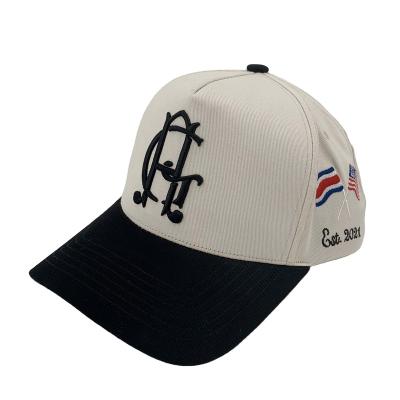 China JOINT Factory Custom Design Cotton Baseball Caps Hats 3D Embroidered Adjustable Snap Back Logo Hat Baseball Cap for sale