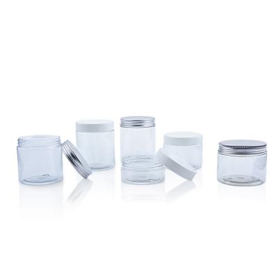 China 250ml jar, plastic pet jar with lid, 200ml canned pet food clear pet jar for sale