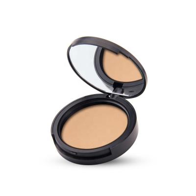 China Recyclable Empty Pressed Cosmetic Face Powder Compact Packaging Blush Case Black for sale