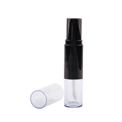 China Cosmetics Black Lipstick Single Tube Plastic Lip Gloss Tube Custom for sale