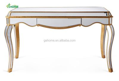 China CONSOLE TABLE Freshing Home Furniture Mirrored Gold Vanity Desk for sale